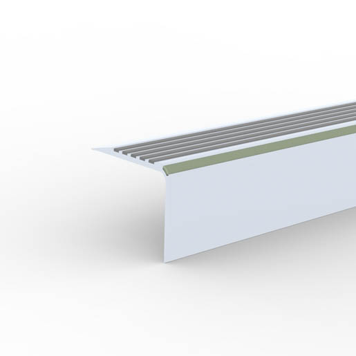 Döllken TKNG A 40 1160 Aluminum 2,50m Treppenkante dunkelgraue Rille